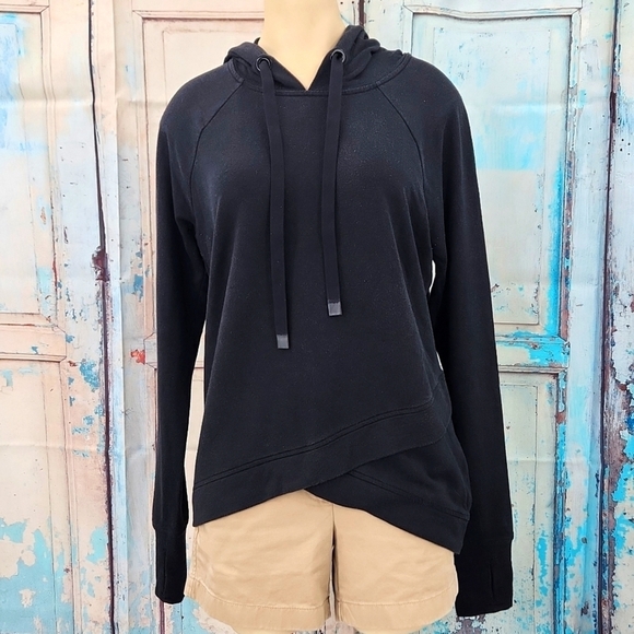 Athleta Pinnacle Criss Cross Hooded Sweatshirt - Picture 2 of 8